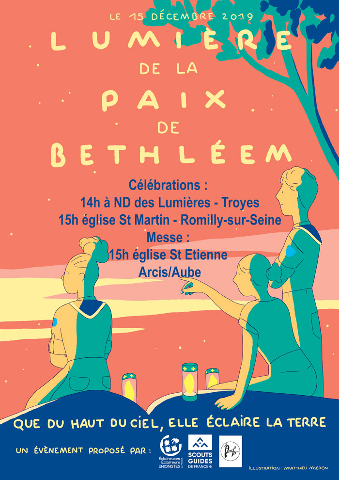 lumière de bethléem 15 décembre 2019