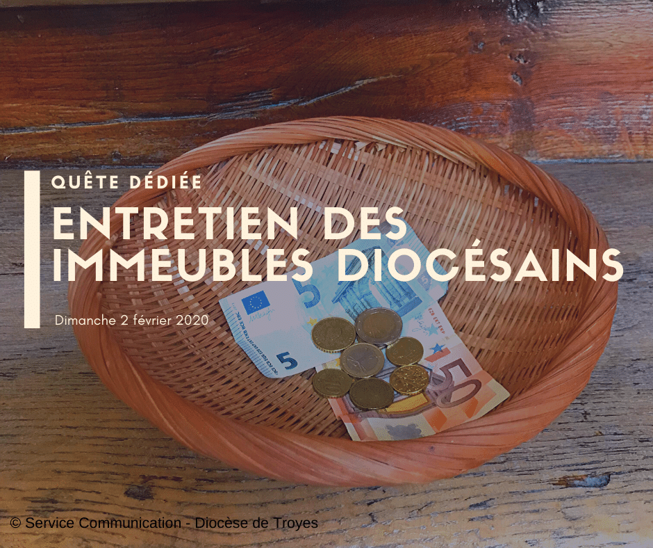 quête impérée pour l'entretien des immeubles diocésains