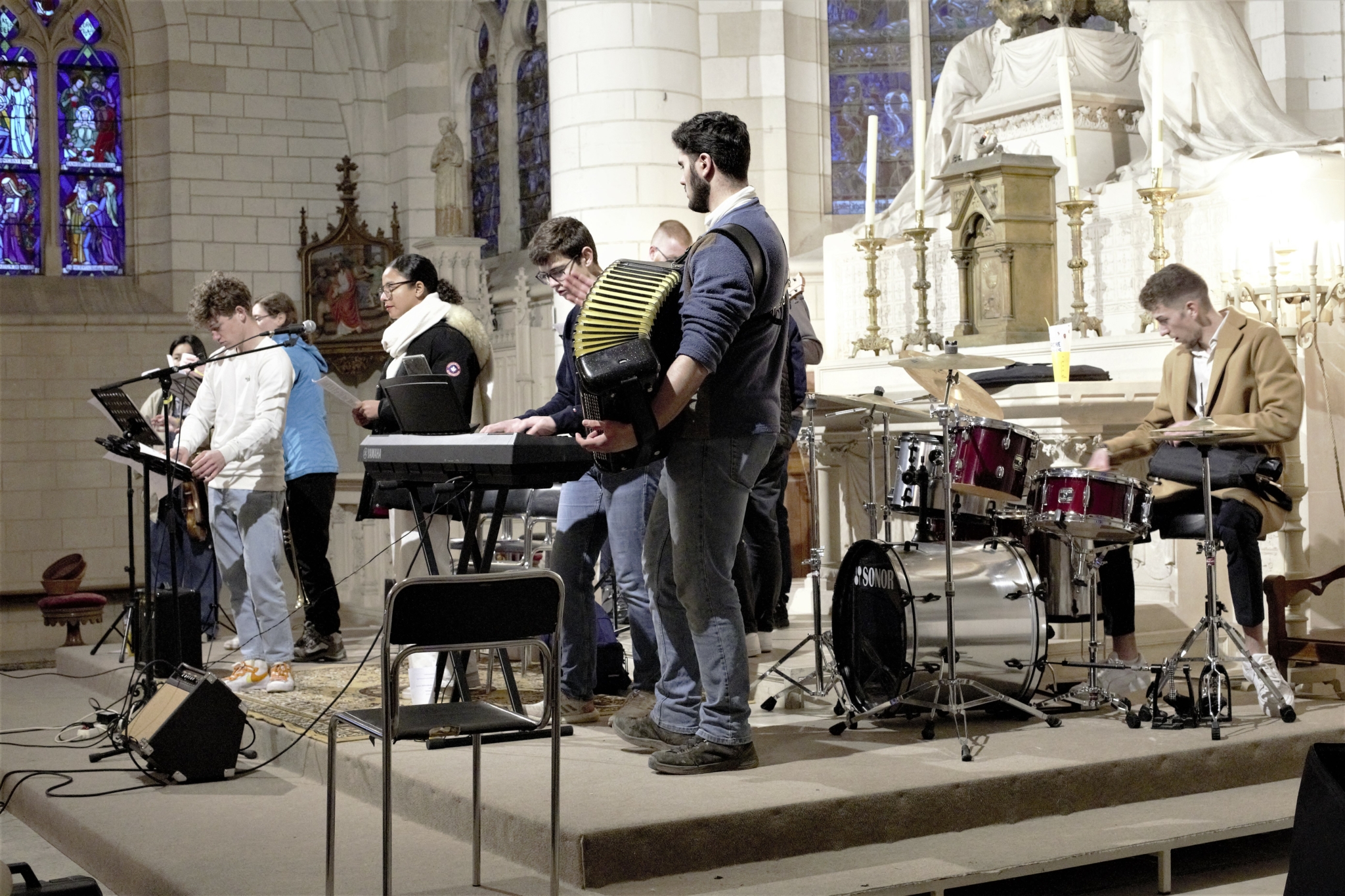 Jeunes musiciens église